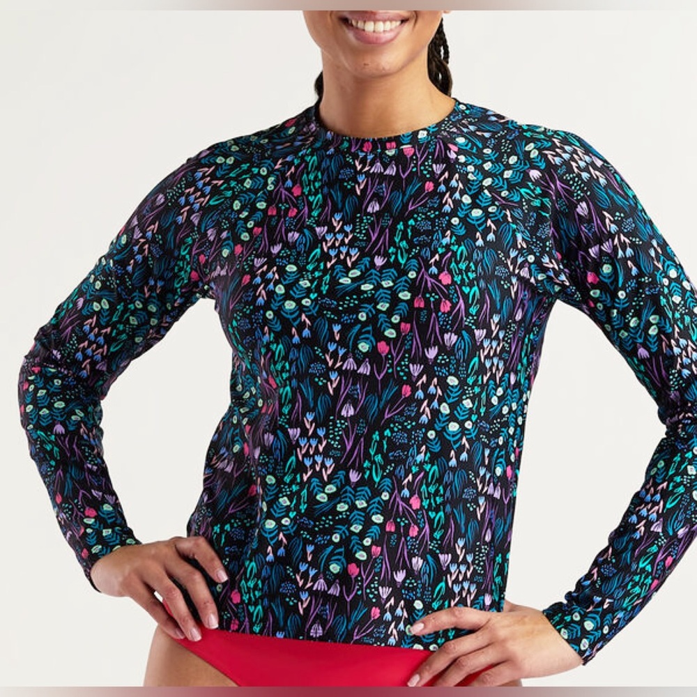 Title Nine - Aquatic Life Rash Guard - Veranda - XS